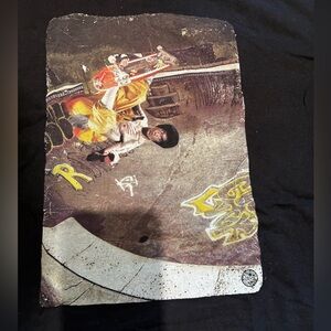 Bruce Lee Skateboard Crewneck T-Shirt Black Men’s Large